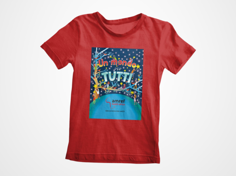 T-shirt Amref "Un mondo per tutti" (bambino)