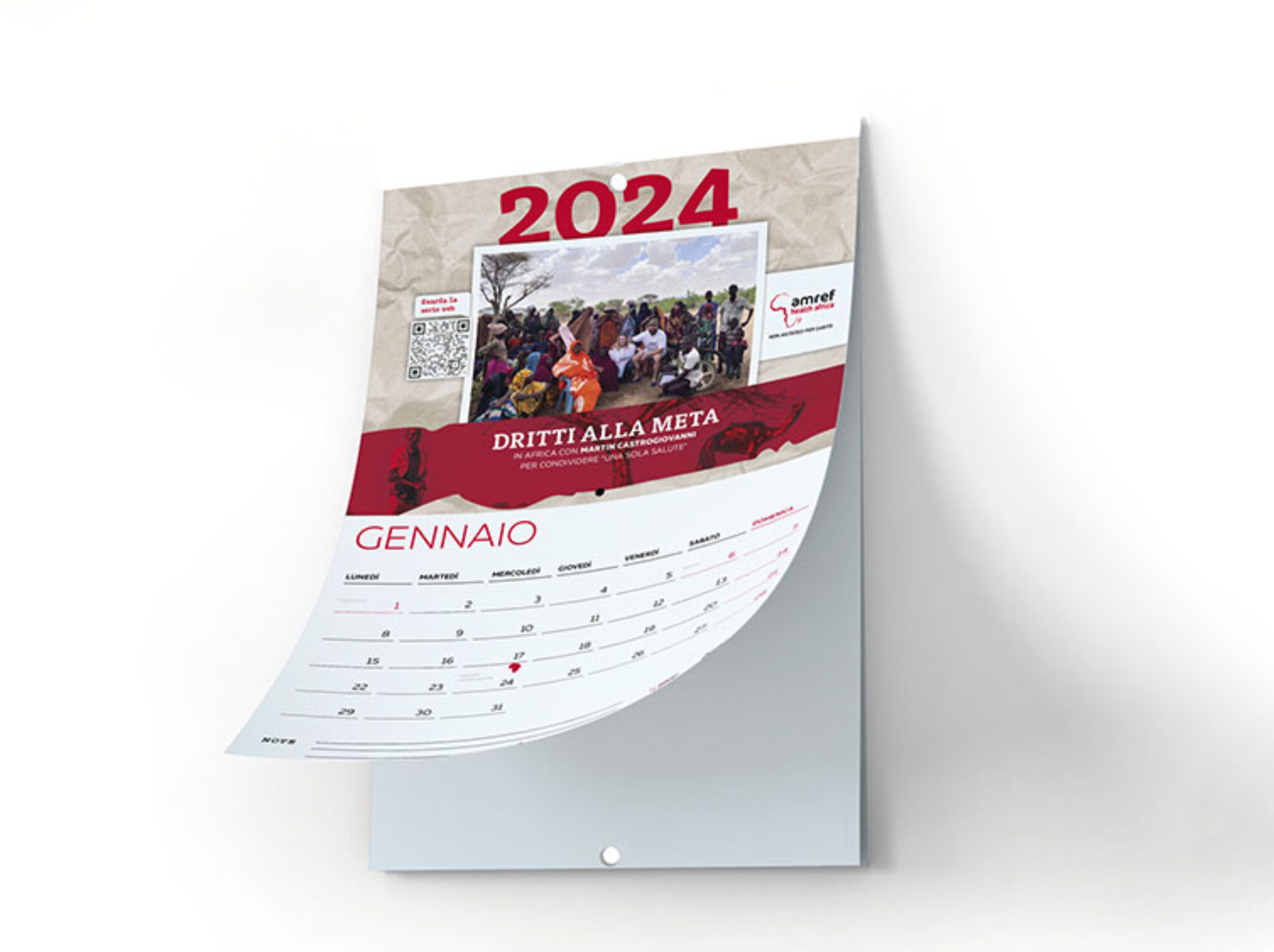 Calendario 2024, Il Calendario Amico 2024, Idea Regalo Natalizia